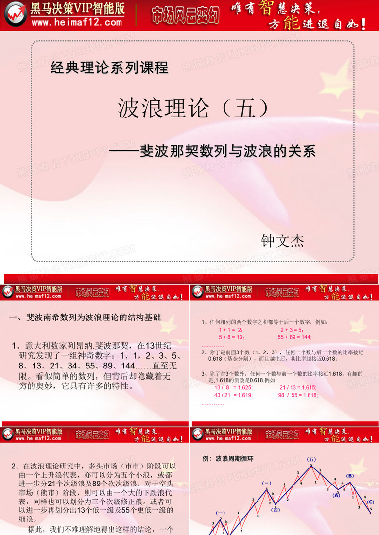 波浪理论(五)斐波那契数列与波浪的关系