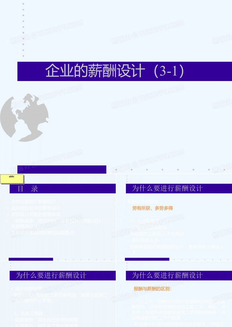 企业薪酬设计与薪酬体系设计