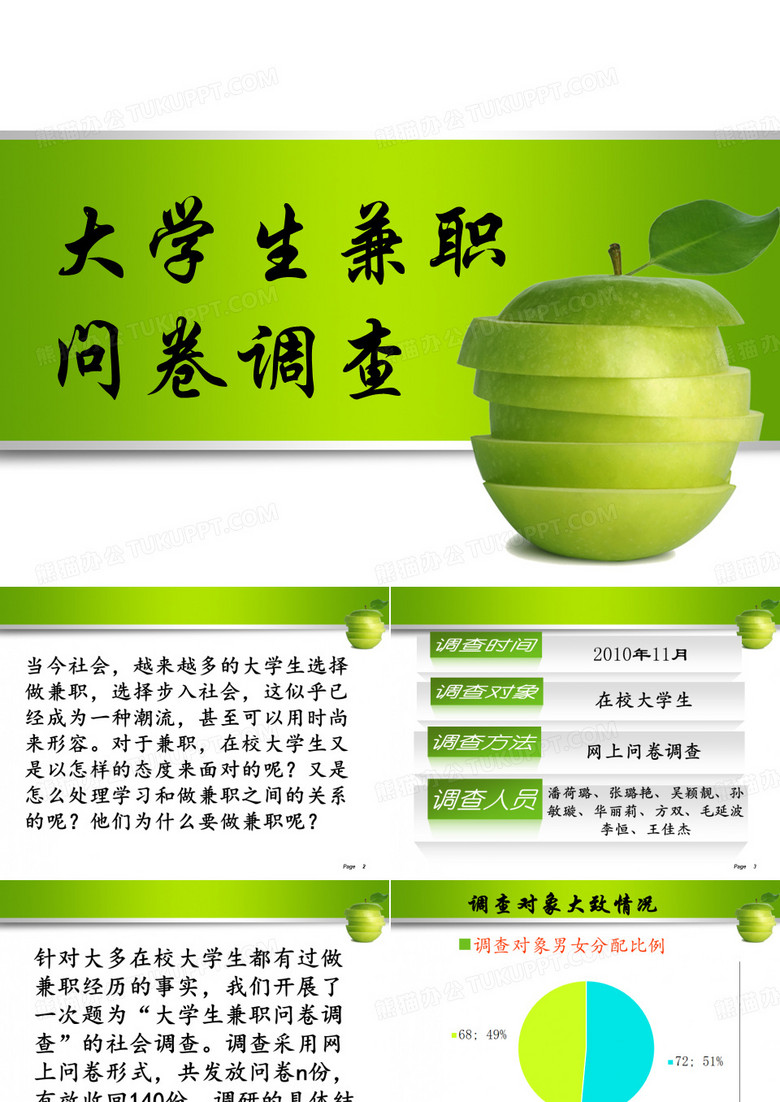 大学生兼职问卷调查