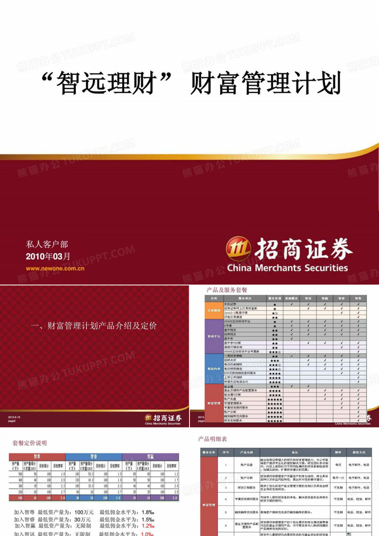 招商证券财富管理计划培训材料.ppt