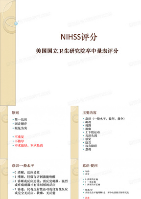 NIHSS评分