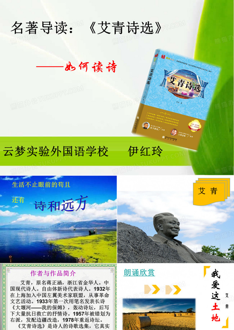 10、艾青诗选-《艾青诗选》如何读诗