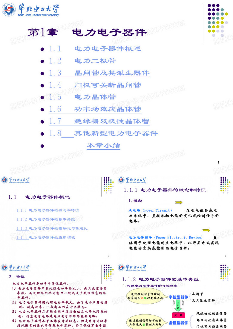 电力电子器件华北电力大学