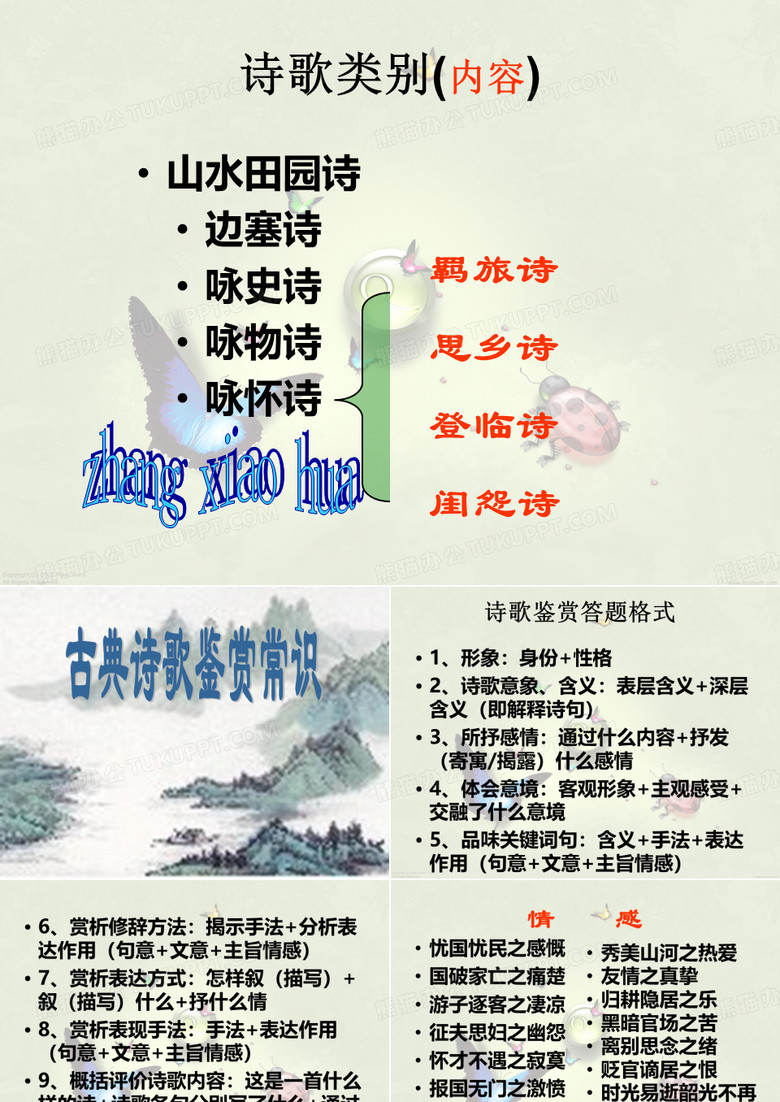诗歌的类别