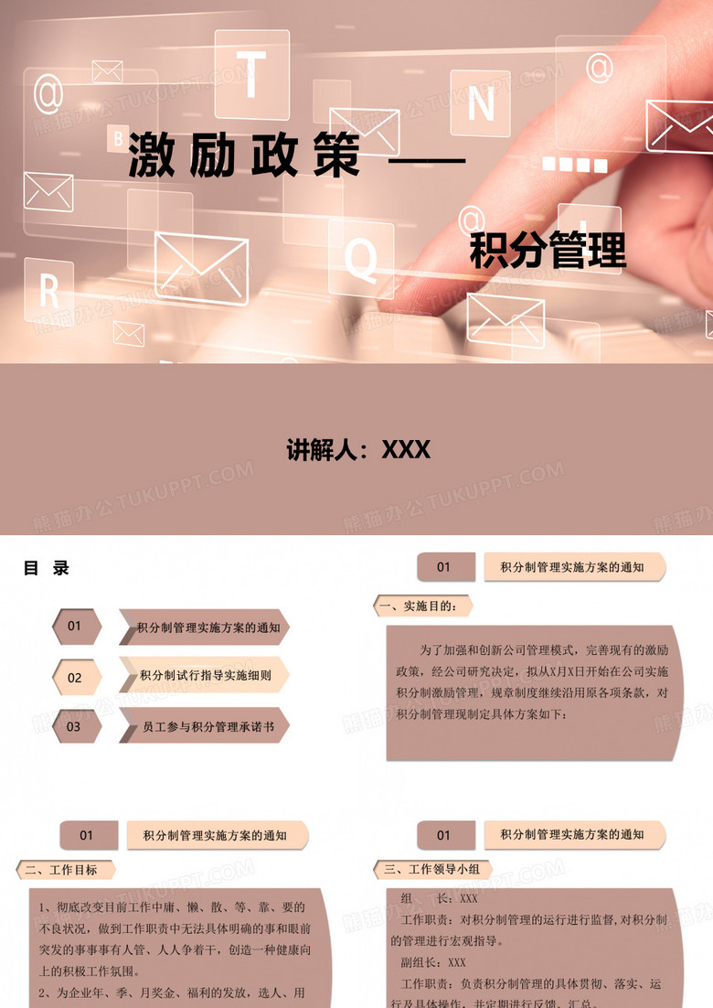 公司企业【课件】积分制培训课件