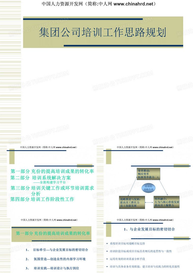 上海集团公司培训工作思路规划