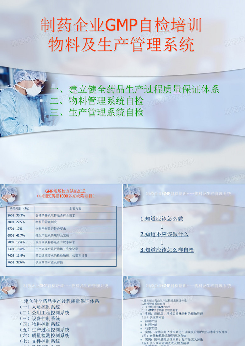 制药企业GMP自检培训物料与生产管理系统
