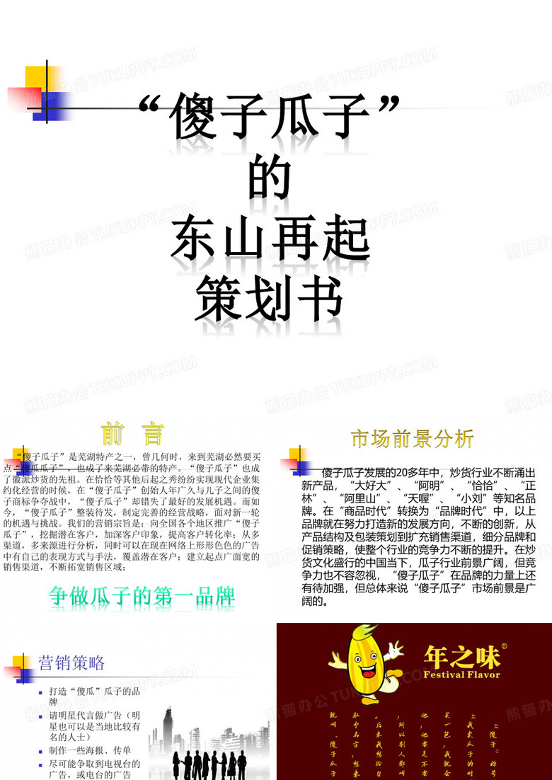 傻瓜瓜子的营销策划书