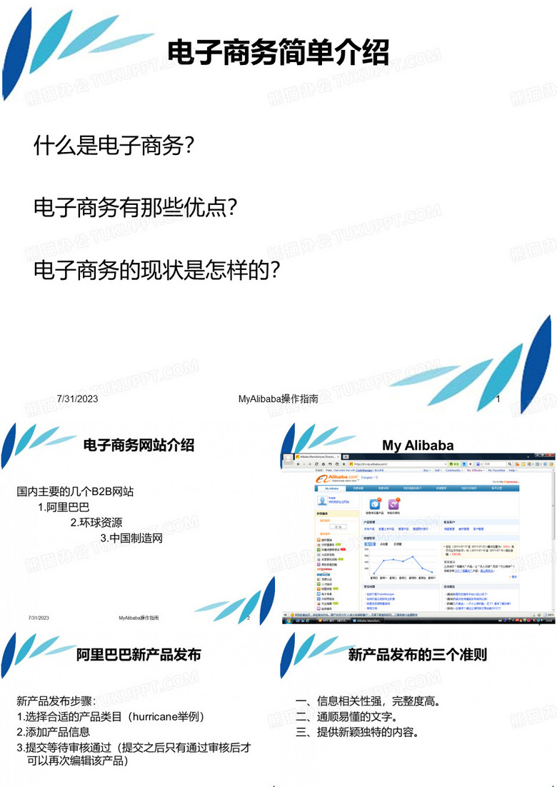 MyAlibaba操作指南培训课件