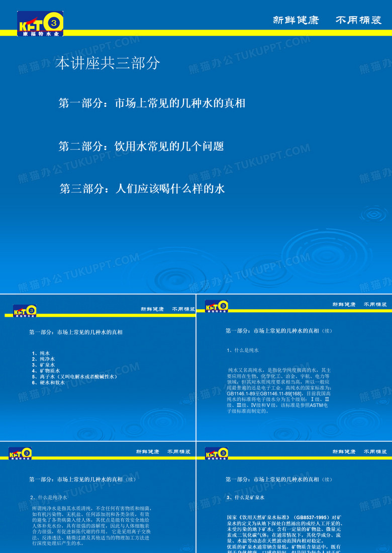 净水知识培训