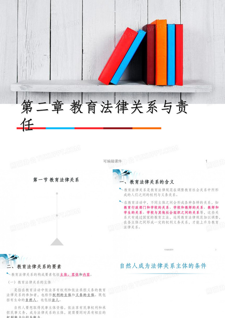 幼儿园政策法规2第三章教育法律关系与责任ppt课件