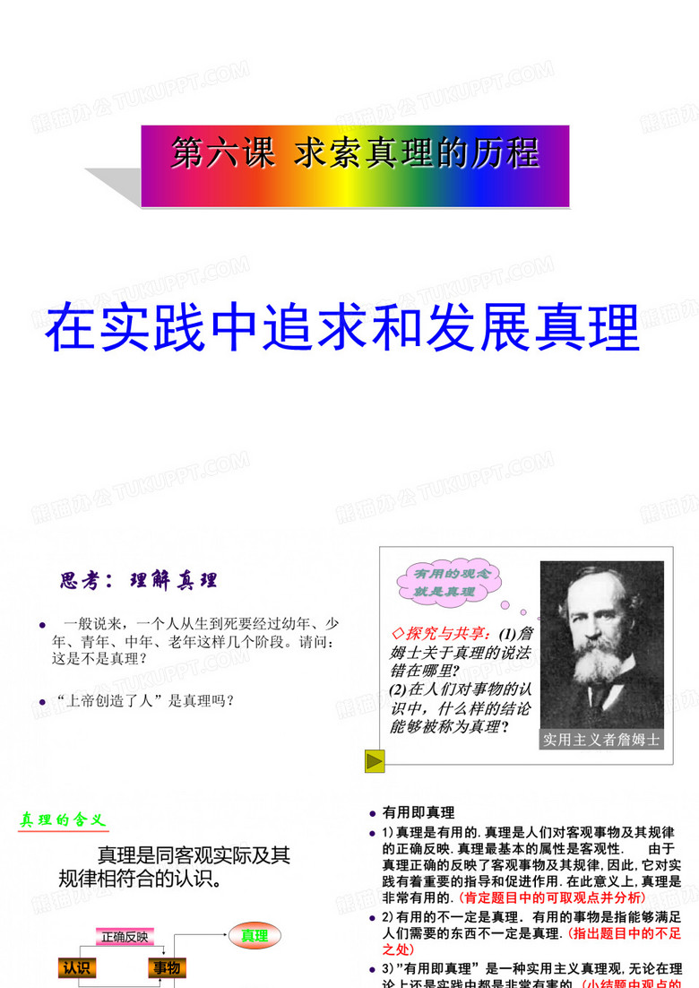 在实践中追求和发展真理优秀课件