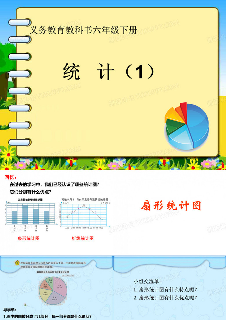 六年级数学下册课件扇形统计图苏教版2