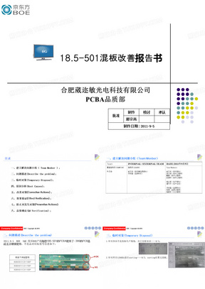 SMT 改善报告 ——混板改善报告书