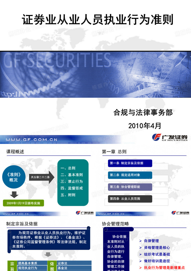 证券业从业人员执业行为准则