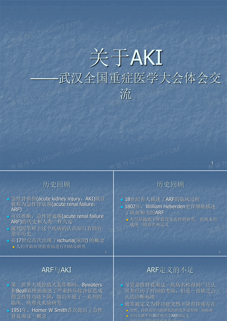 全国重症医学大会交流PPT课件