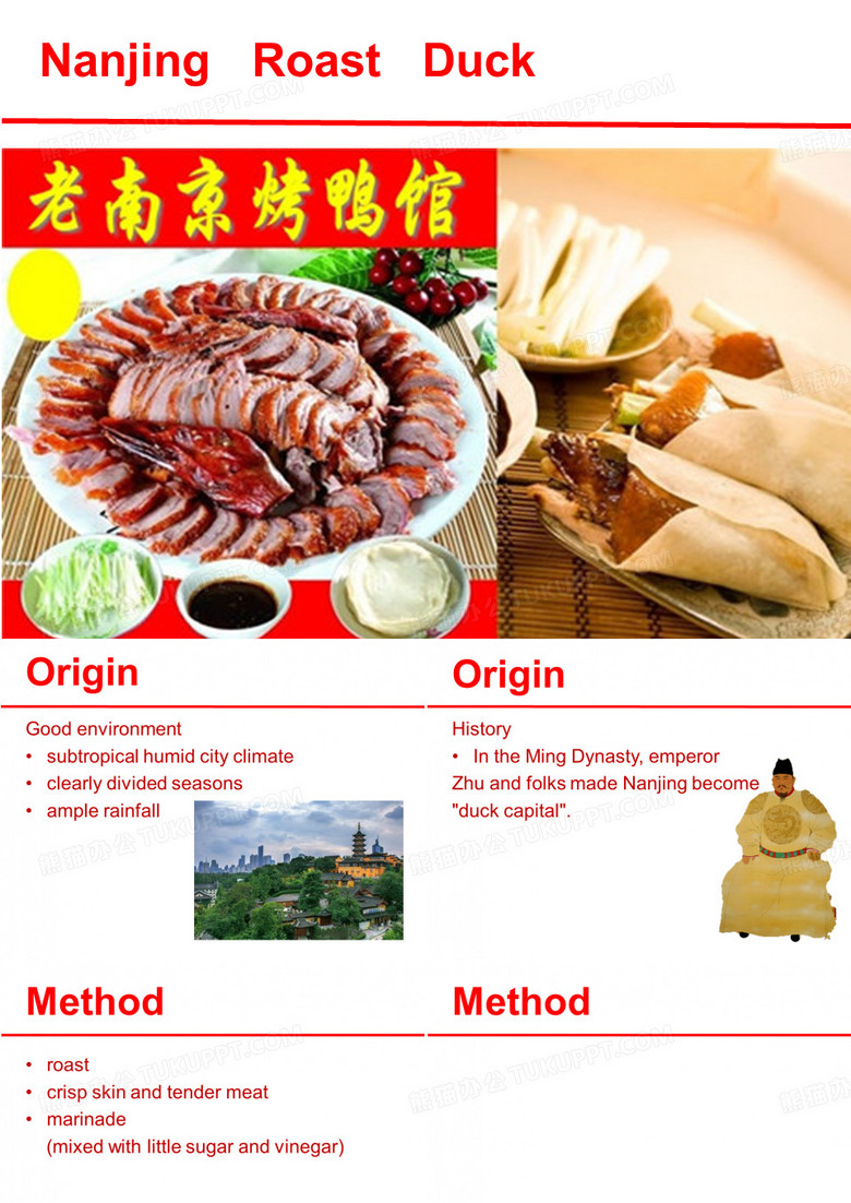 烤鸭的英文介绍