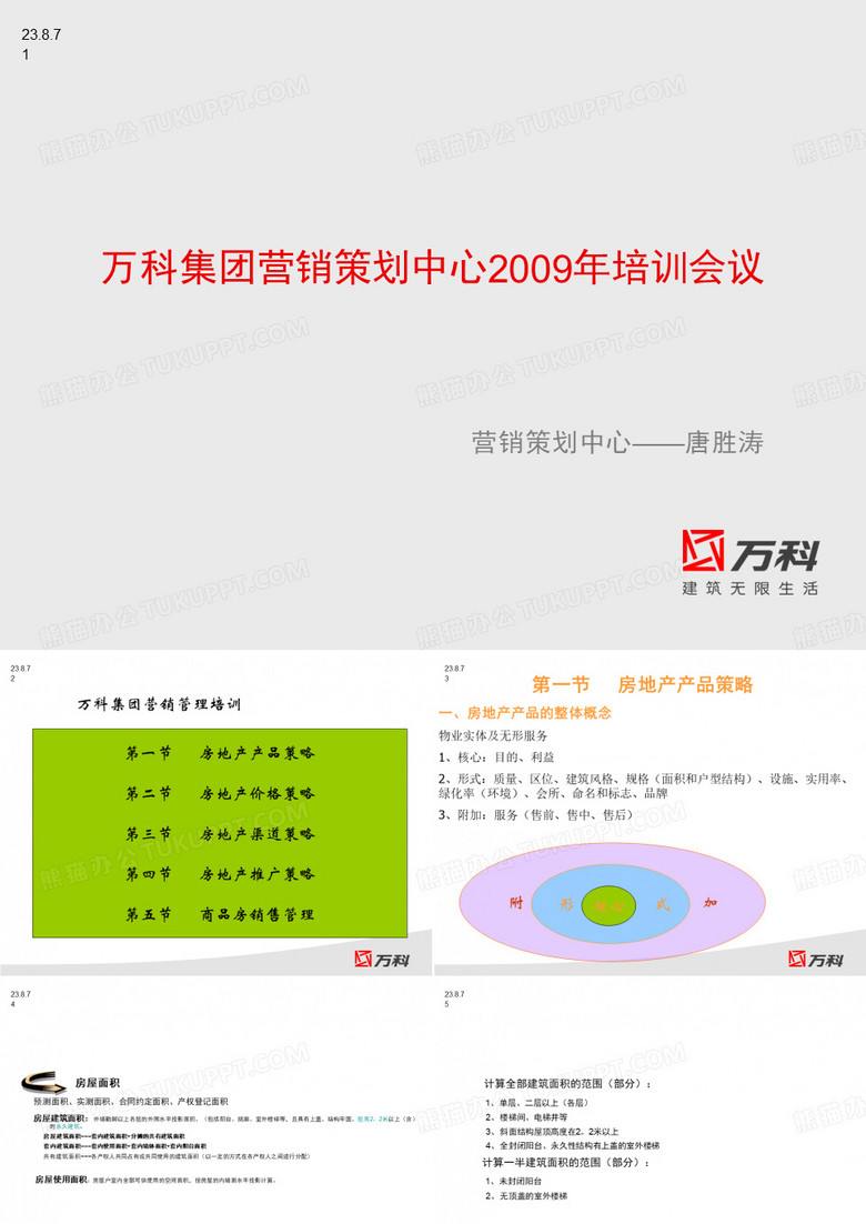 万科集团2019年营销策划中心培训
