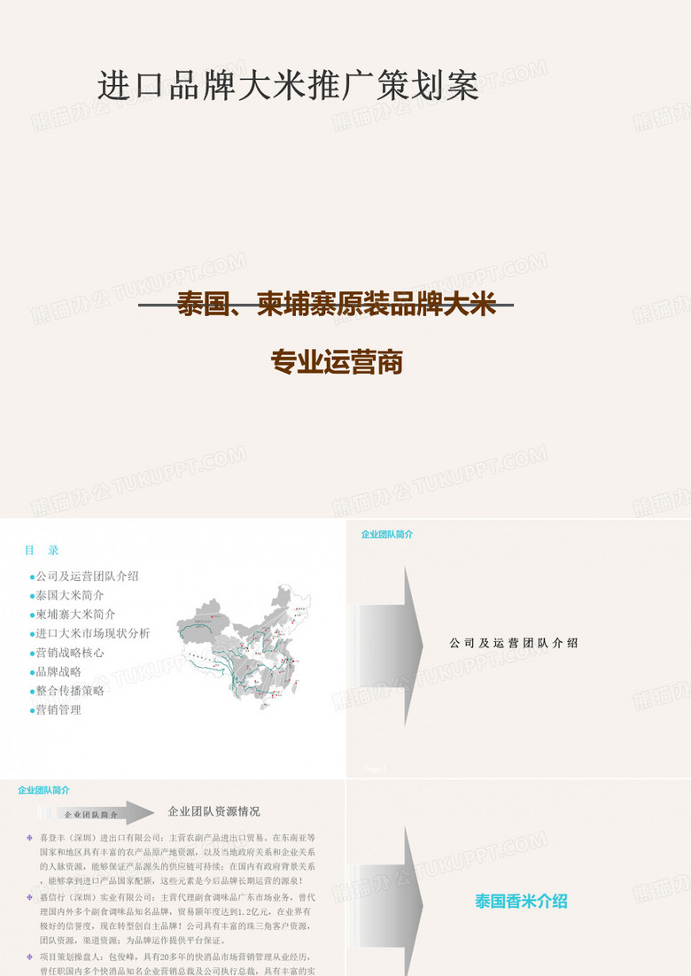 进口大米营销策划