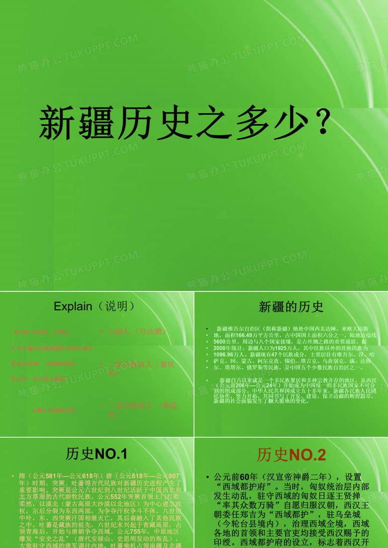 【精选】新疆历史PPT