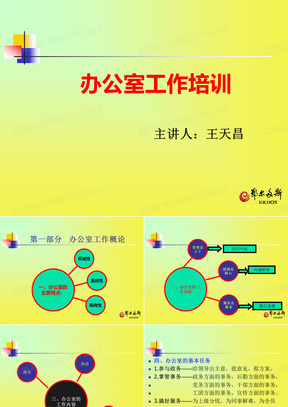 办公室工作培训