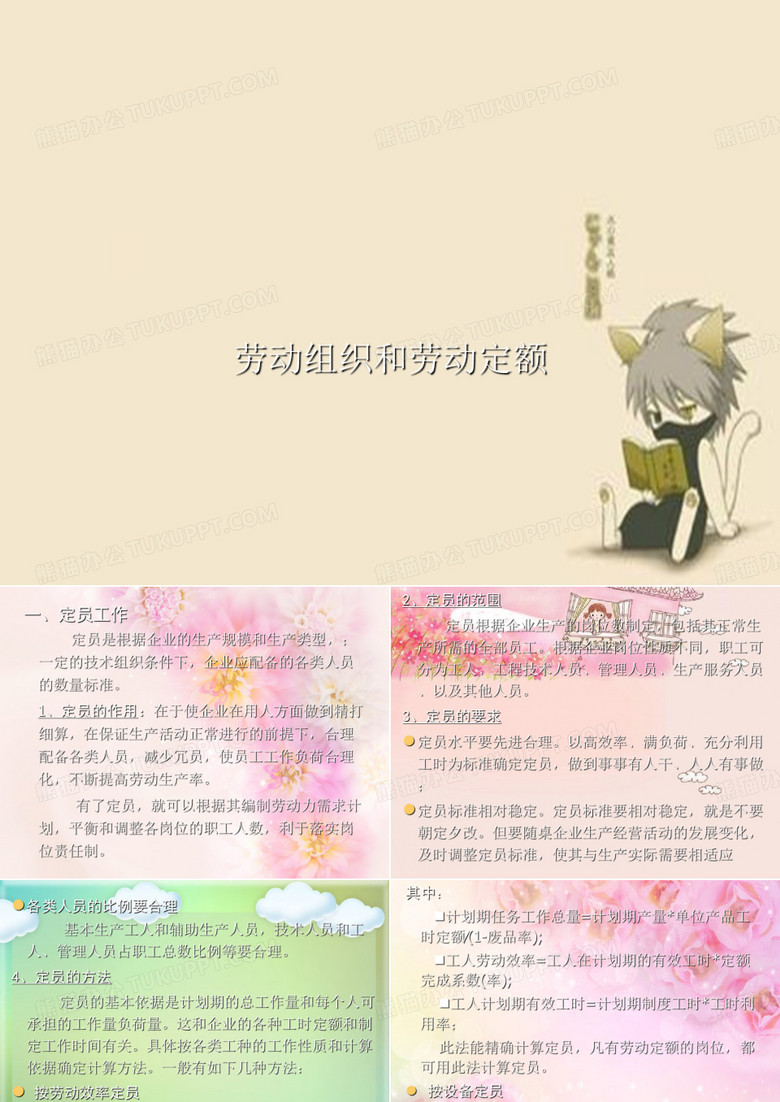 劳动组织和劳动定额