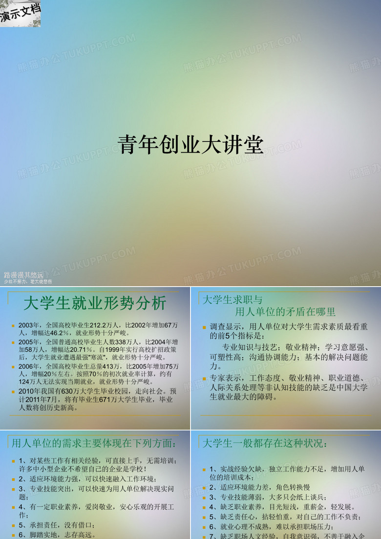 青年创业大讲堂