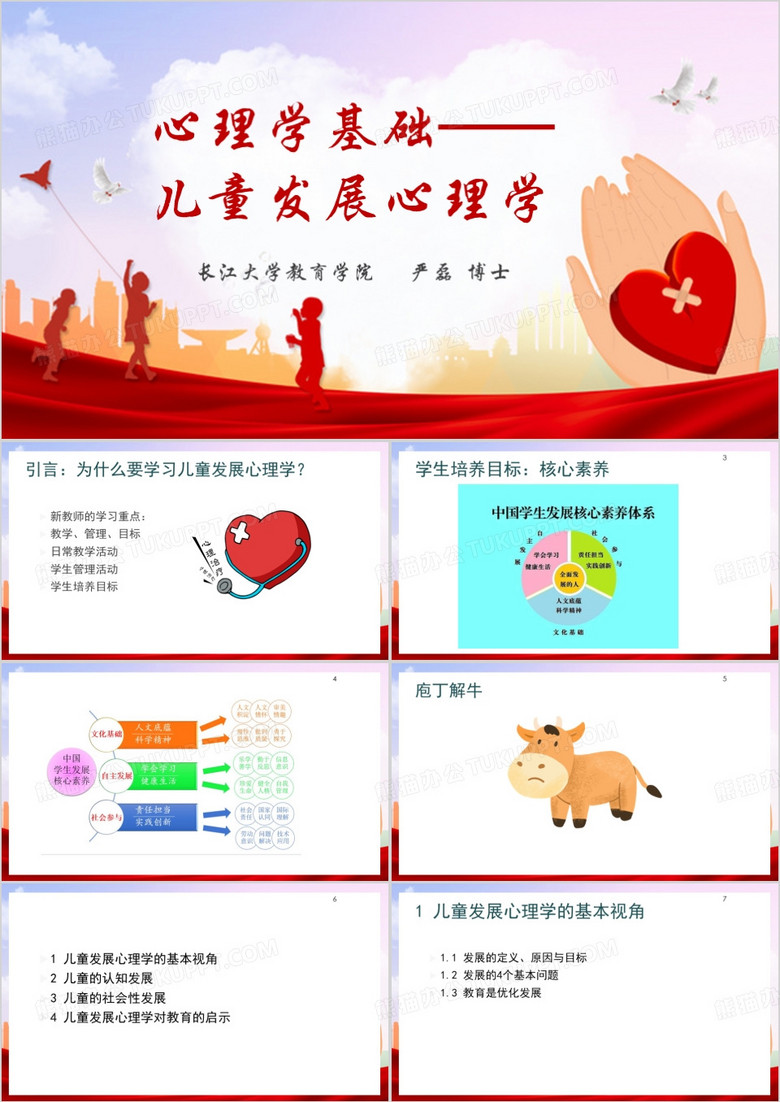 心理学基础知识介绍PPT模板