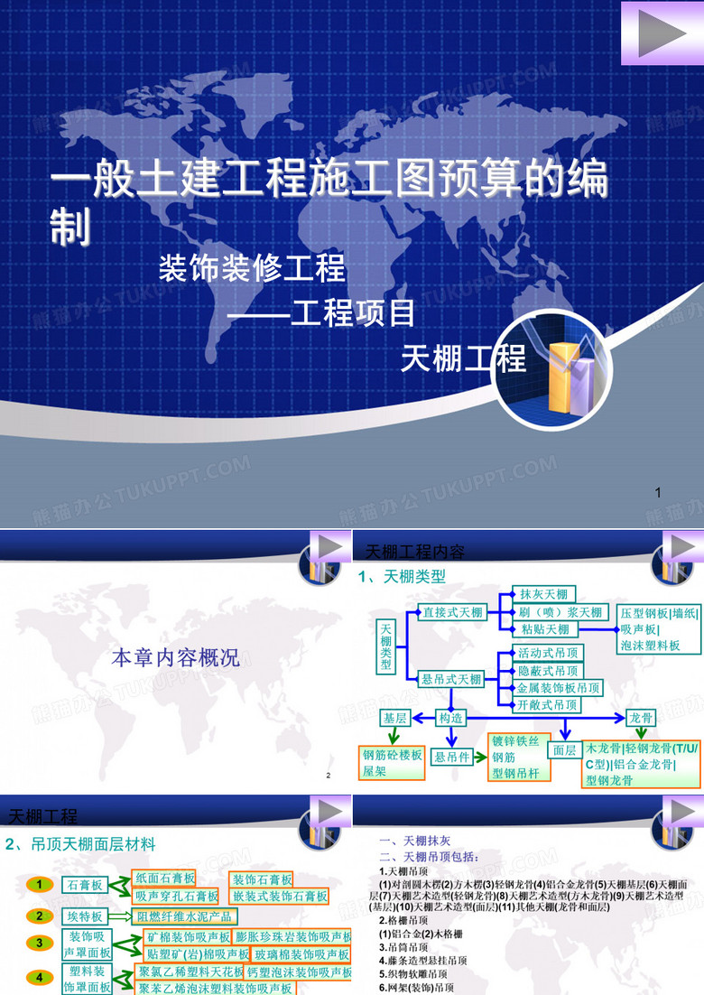 天棚工程 工程预算