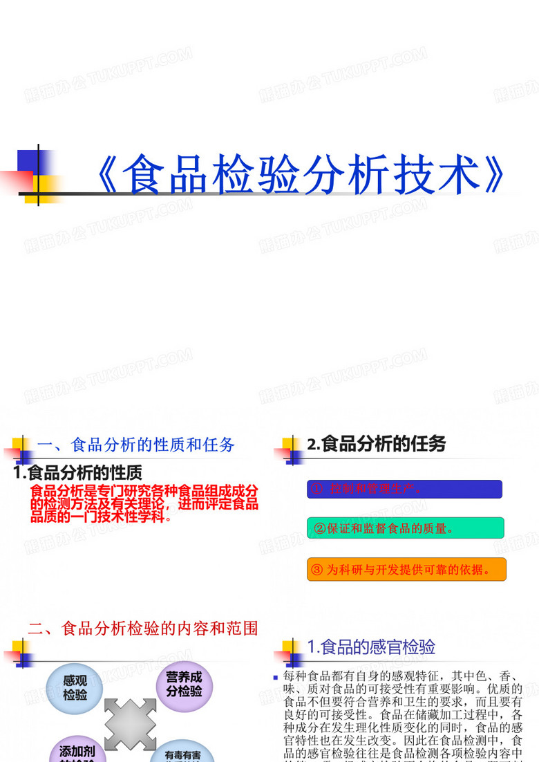 《食品质量检验分析技术》