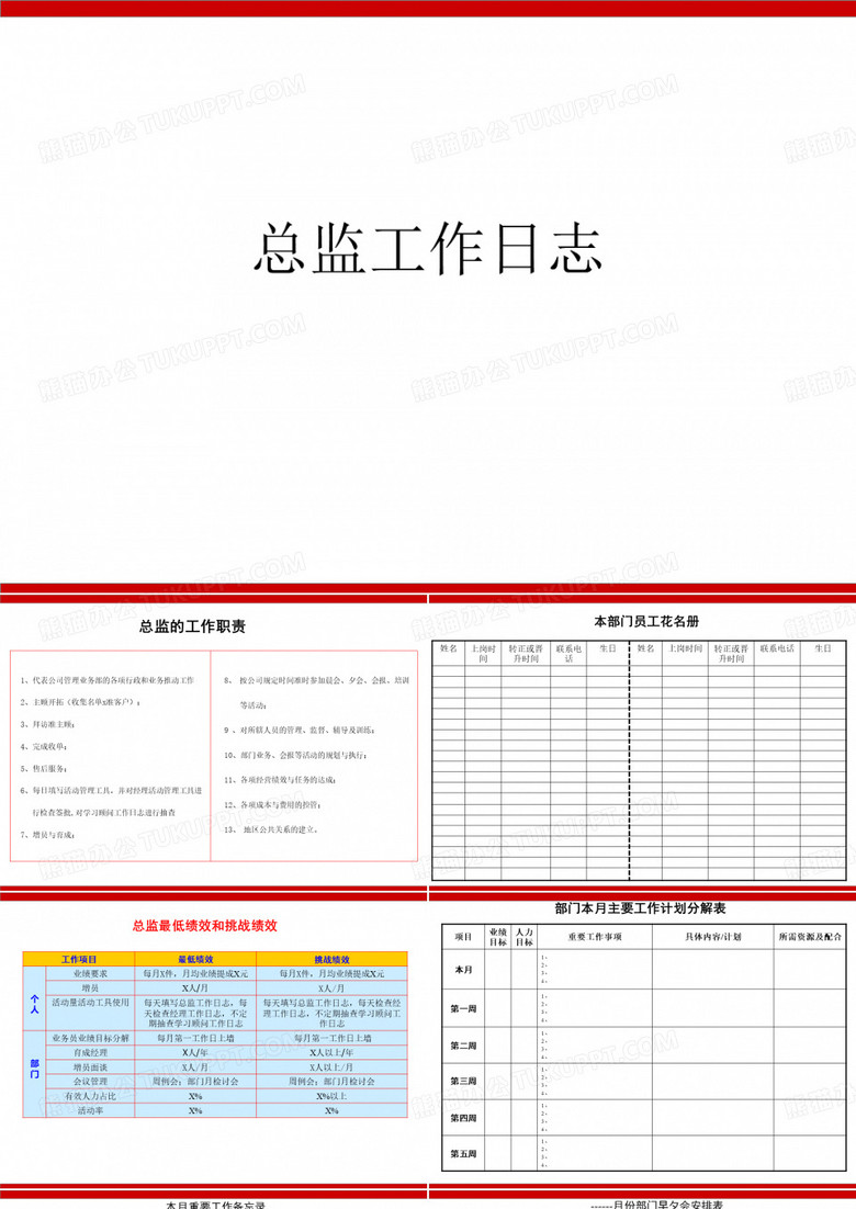 业务总监工作日志