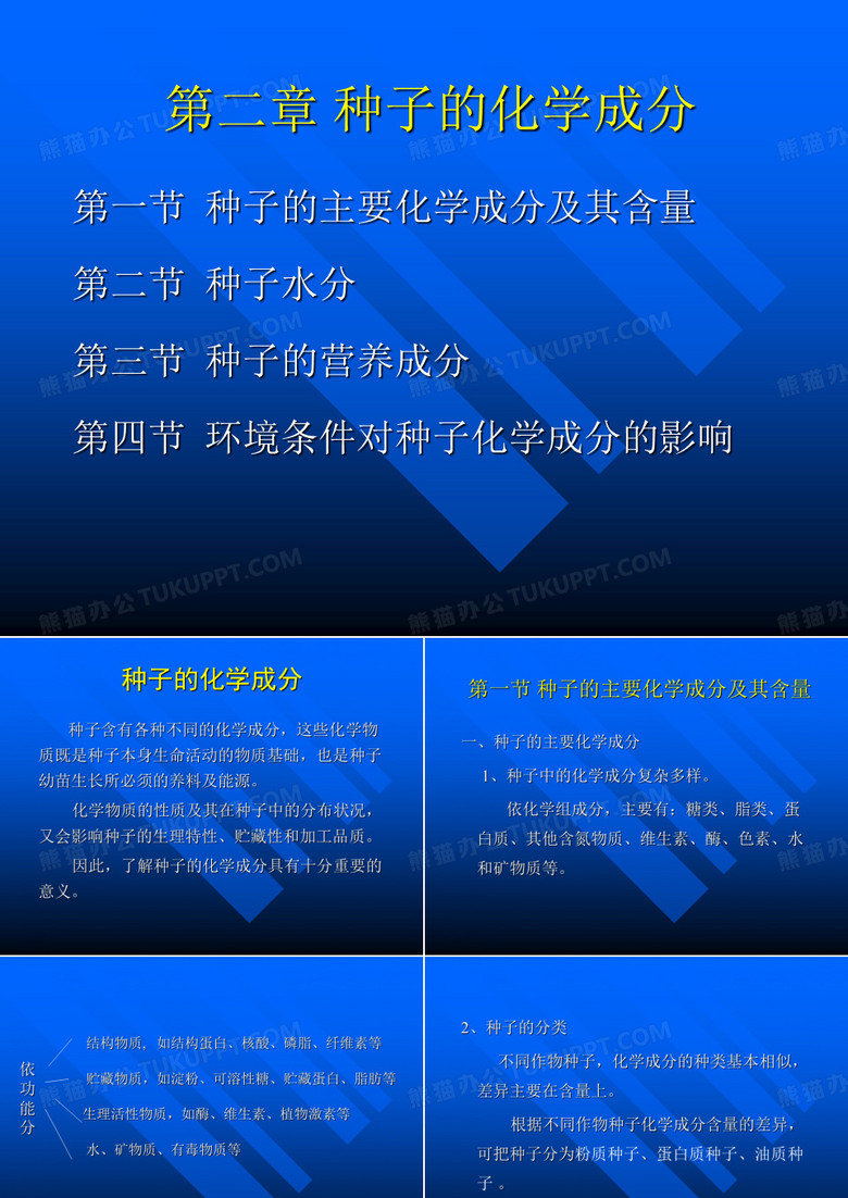 种子的化学成分30