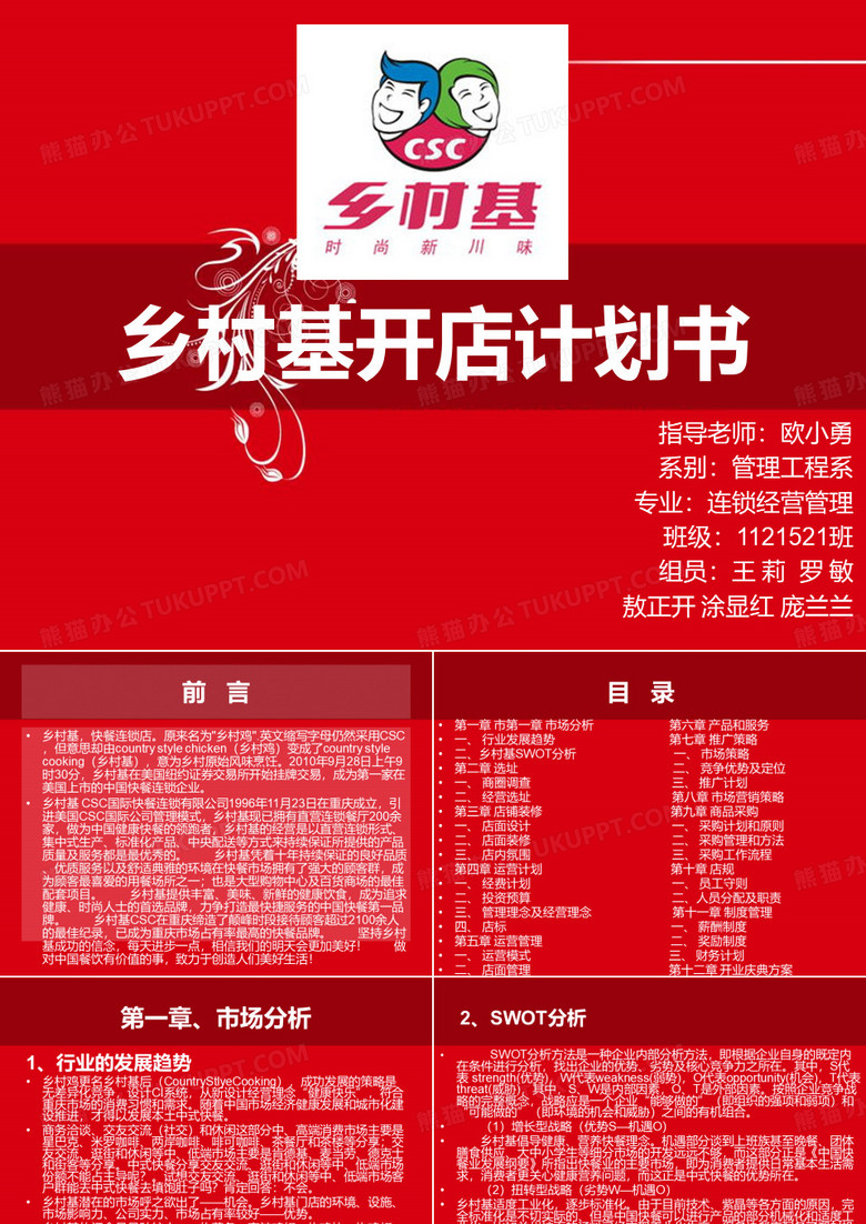 乡村基开店计划书.ppt