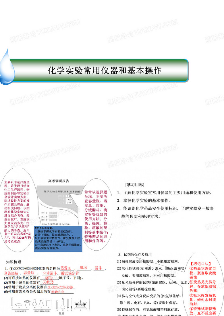 高三化学实验