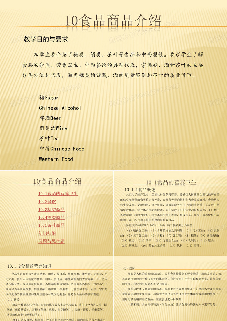 食品商品介绍