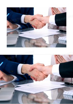 商务谈判图片素材