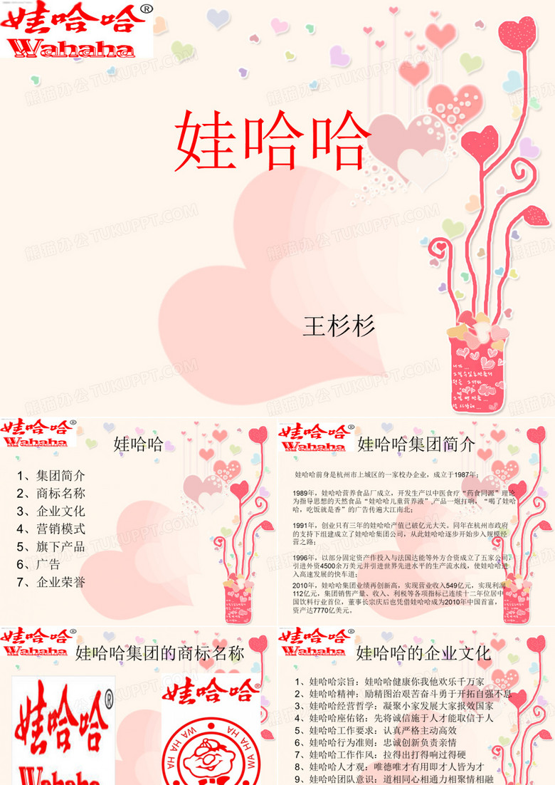 哇哈哈PPT