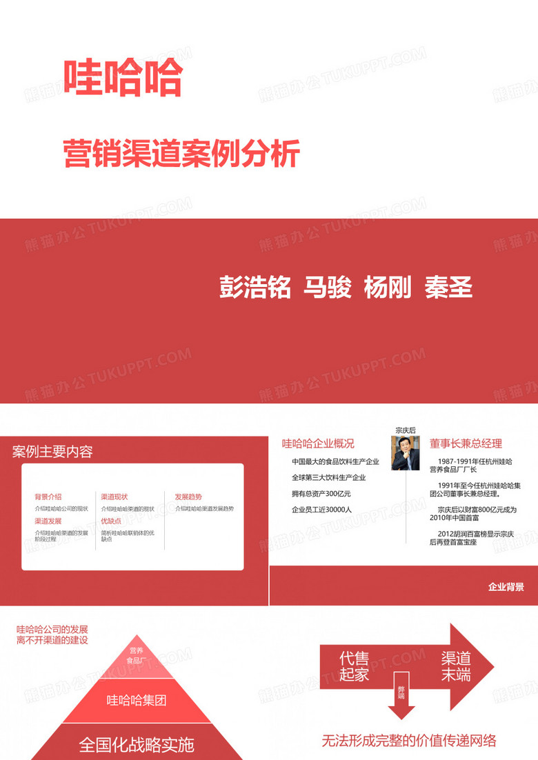 哇哈哈案例分析