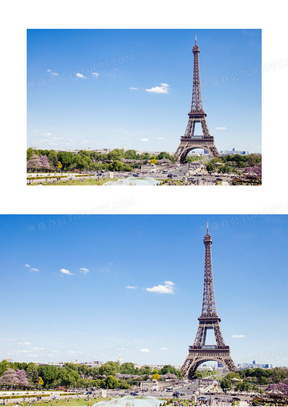 巴黎埃菲尔铁塔图片高清大图
