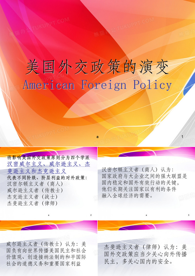 美国外交政策的演变_ppt