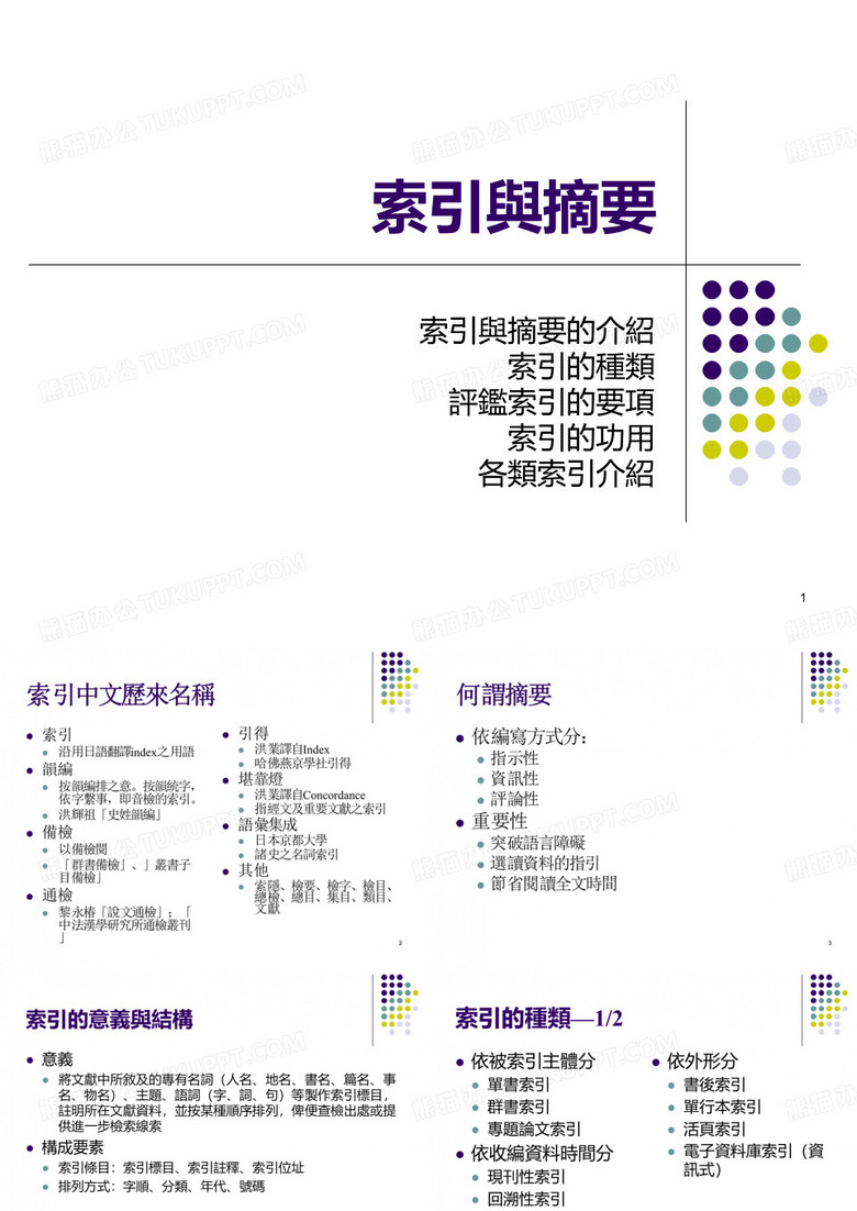 中文索引摘要-server-索引与摘要