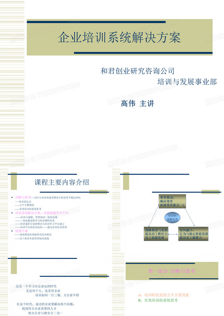 企业培训系统解决方案(某咨询)
