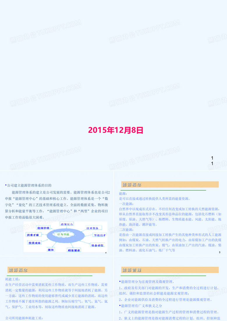 公司能源管理体系培训一