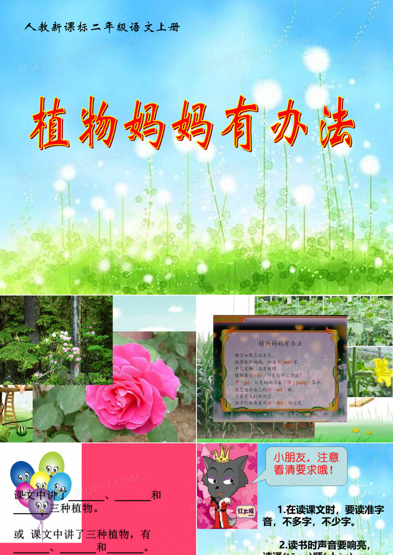 植物妈妈有办法