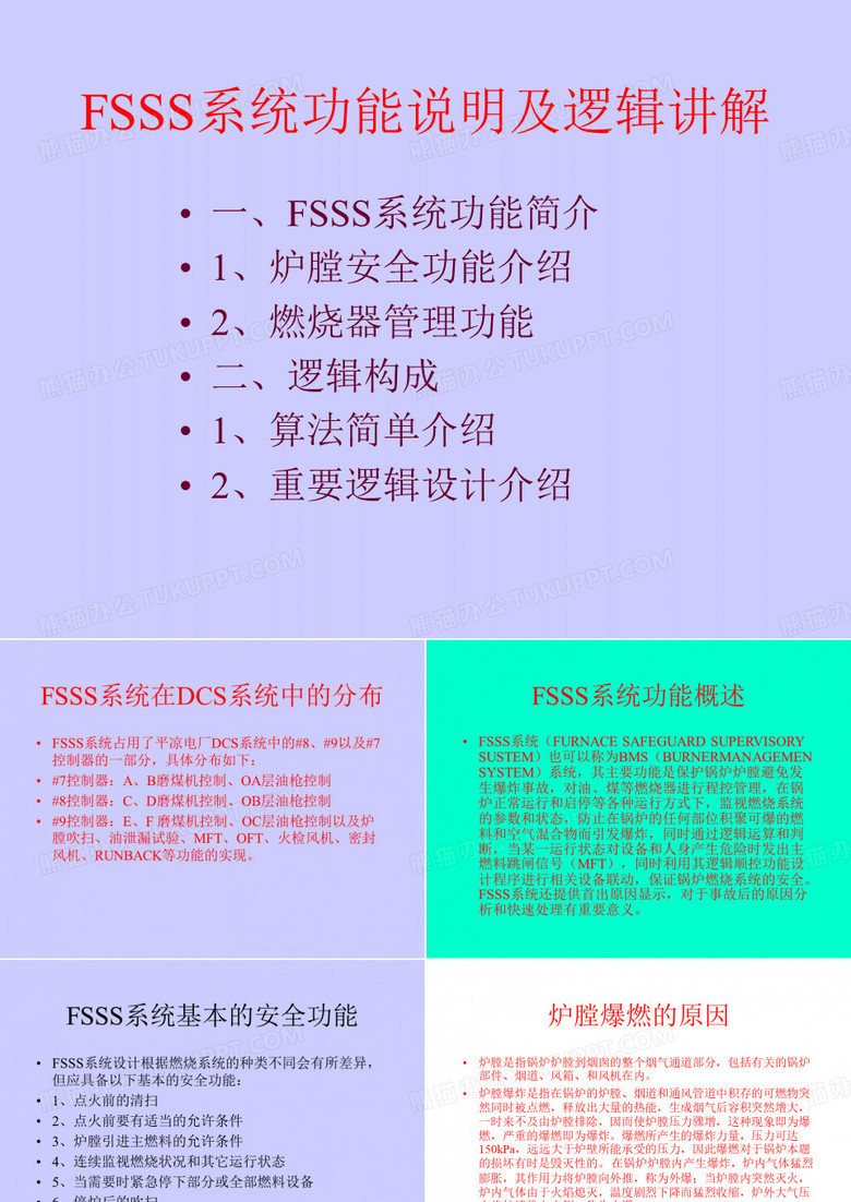 FSSS系统功能介绍