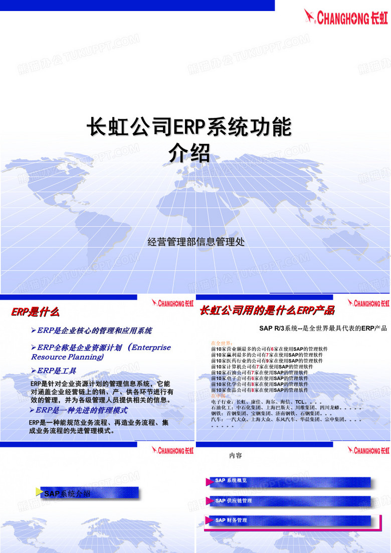 SAP ERP系统功能介绍-