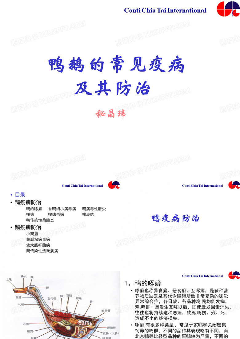 鸭鹅疾病