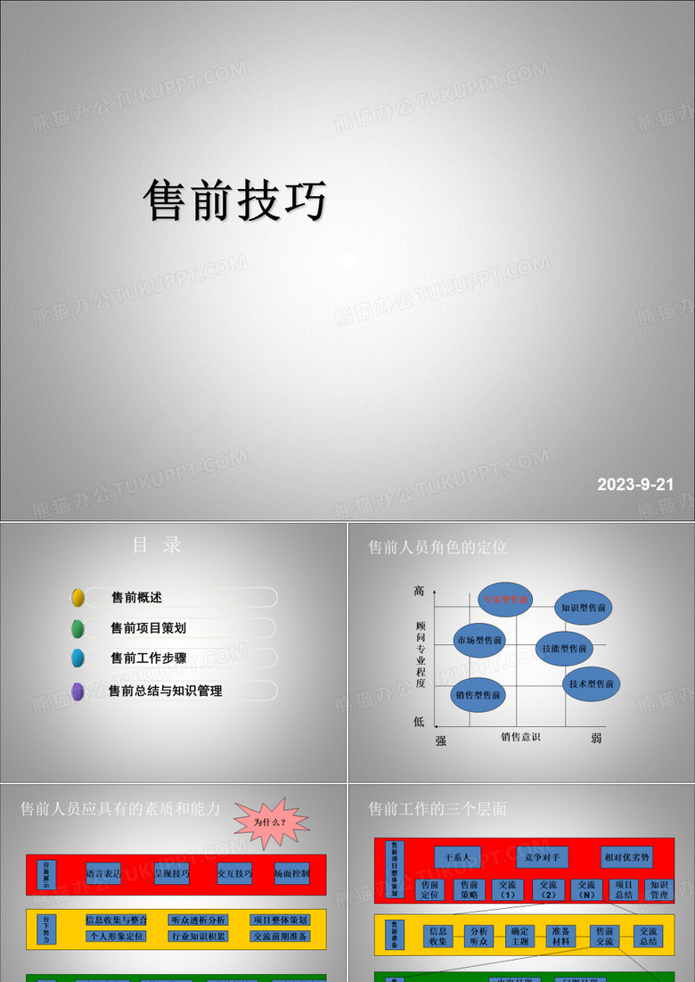 售前技巧