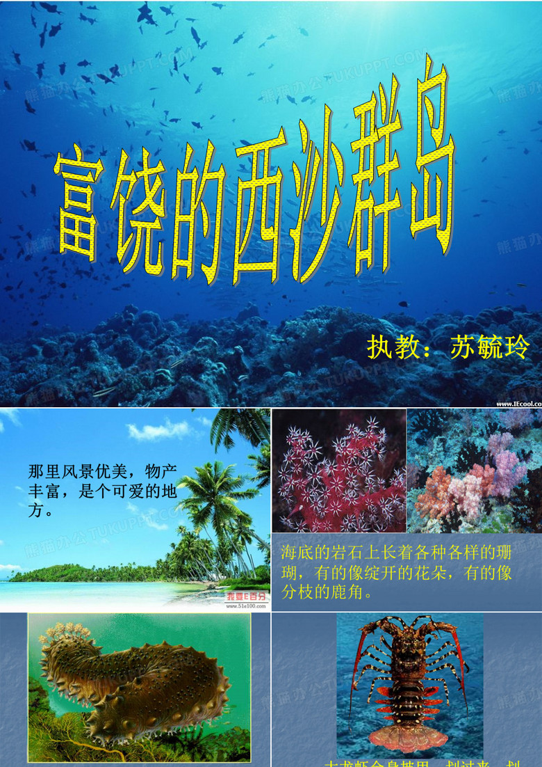 富饶的西沙群岛