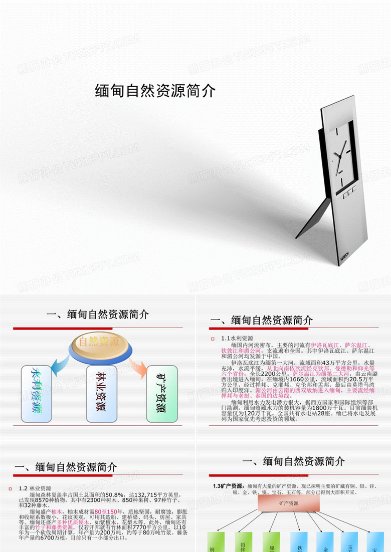 缅甸自然资源简介